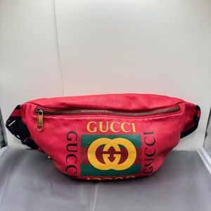 Authentic Gucci Belt Bag Red Preloved